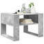 Sofabord Beton Grå 66 x 53 x 45 cm Konstrueret træ