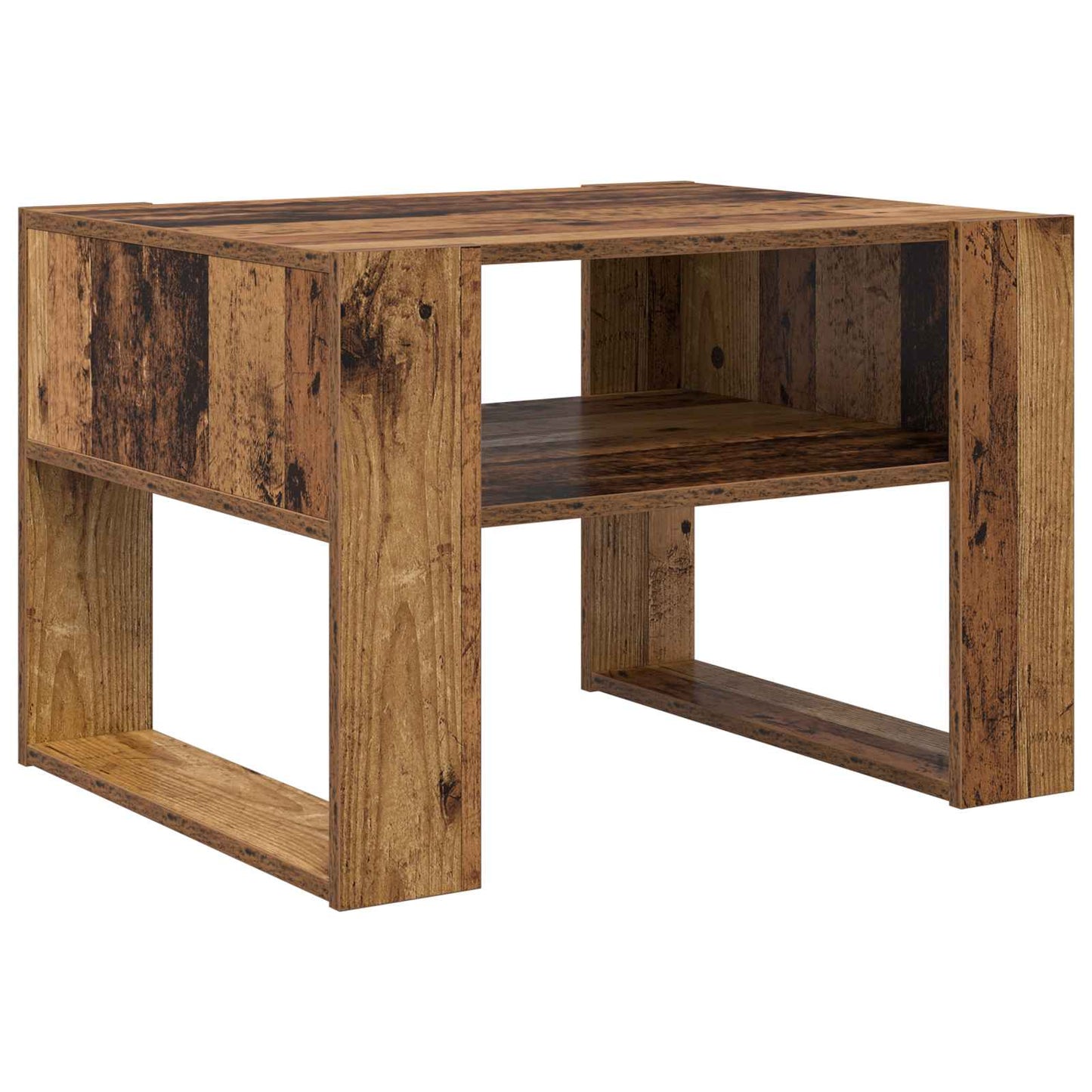 Sofabord Gammelt træ 66 x 53 x 45 cm Konstrueret træ