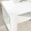 Sofabord Hvid 92 x 49,5 x 45 cm Konstrueret træ