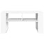Sofabord Hvid 92 x 49,5 x 45 cm Konstrueret træ