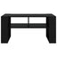 Sofabord Sort eg 92 x 49,5 x 45 cm Konstrueret træ