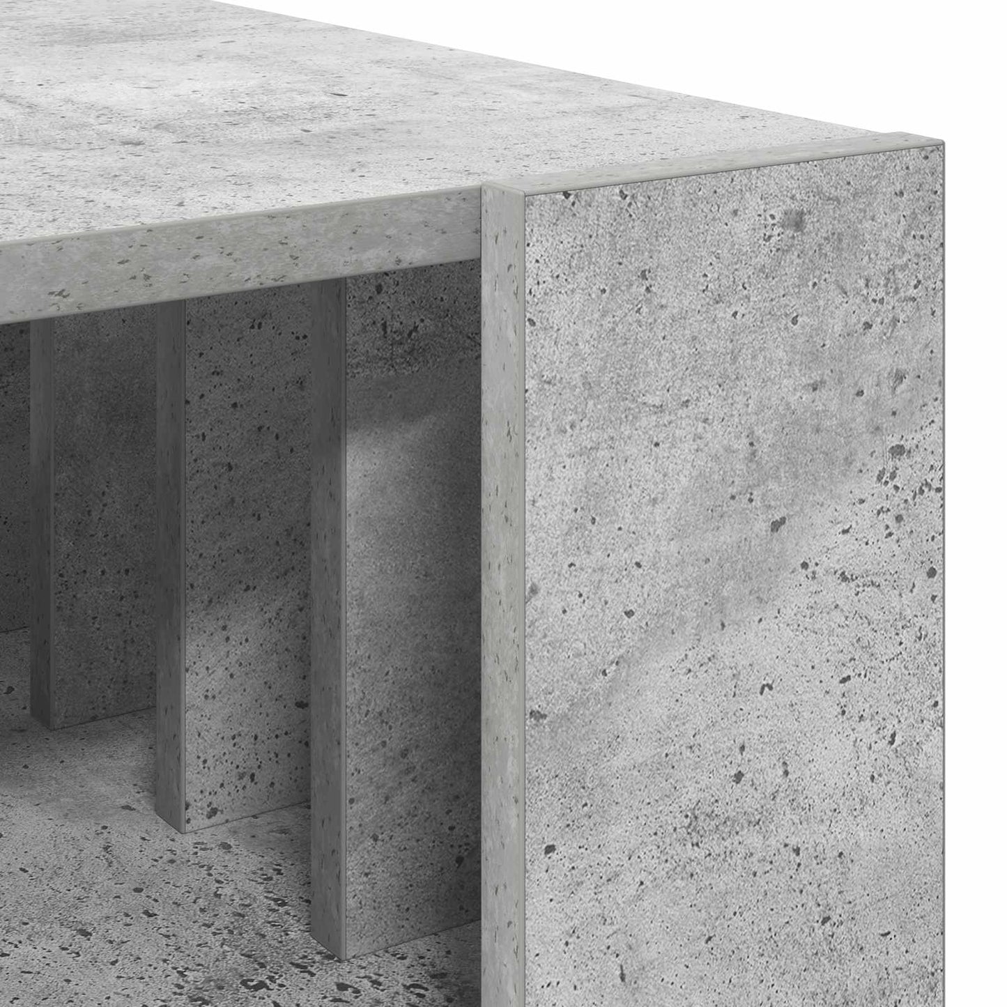Sofabord Beton Grå 92 x 49,5 x 45 cm Konstrueret træ