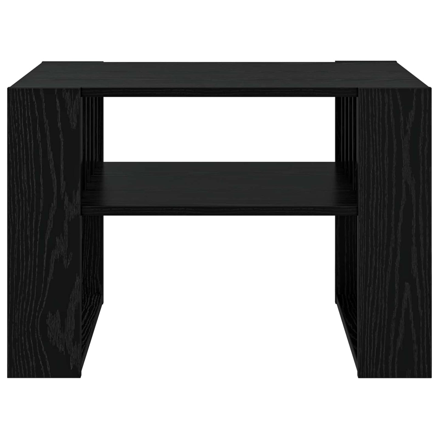 Sofabord Sort eg 66 x 49,5 x 45 cm Konstrueret træ