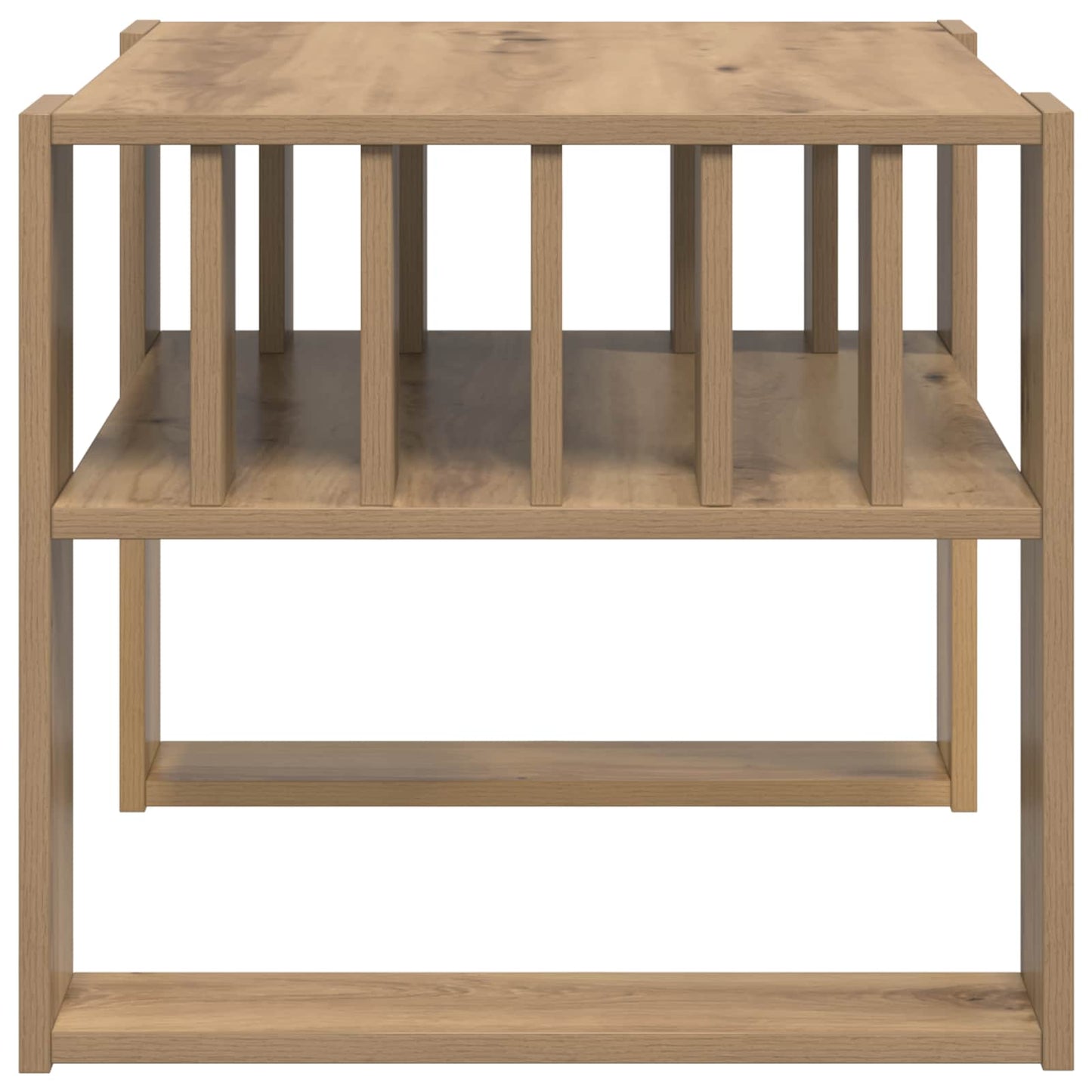 Sofabord Artisan Egetræ 66 x 49,5 x 45 cm Konstrueret træ