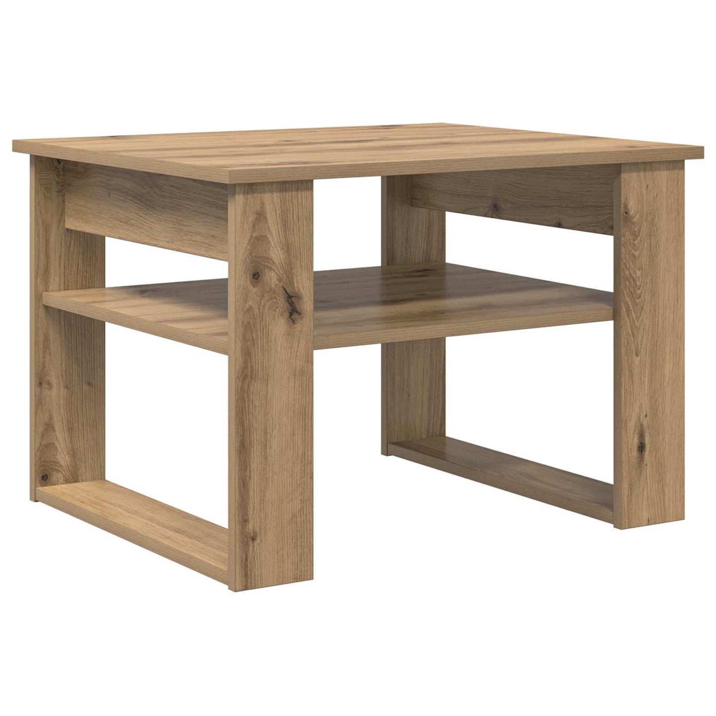 Sofabord Artisan Egetræ 64 x 54 x 44 cm Konstrueret træ