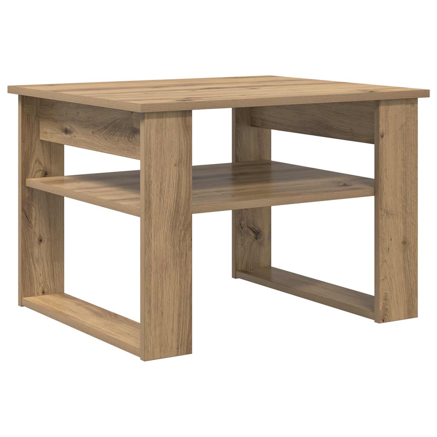 Sofabord Artisan Egetræ 64 x 54 x 44 cm Konstrueret træ