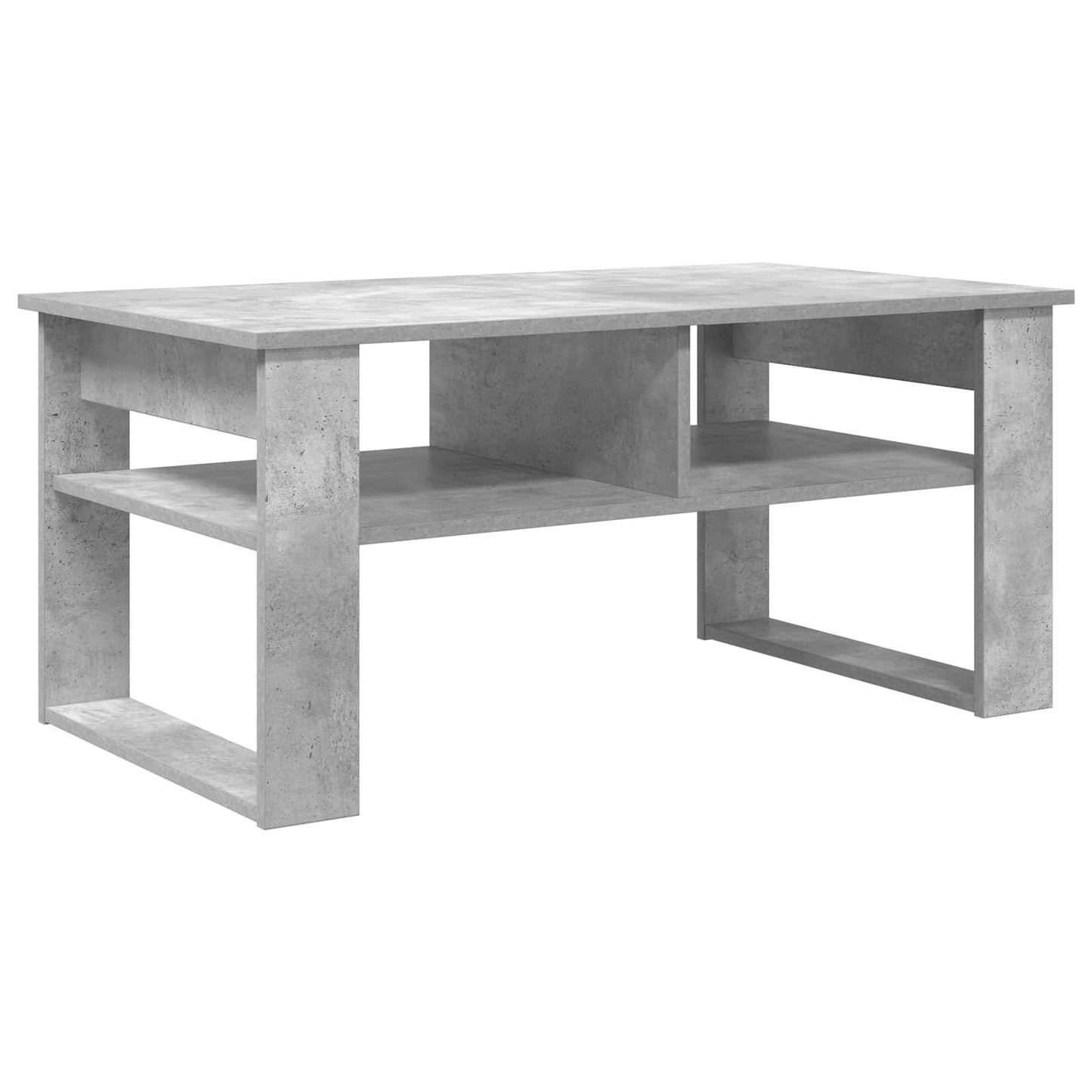 Sofabord Beton Grå 96 x 54 x 44 cm Konstrueret træ