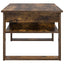 Sofabord Røget eg 96 x 54 x 44 cm Konstrueret træ