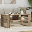Sofabord Artisan Egetræ 96 x 54 x 44 cm Konstrueret træ