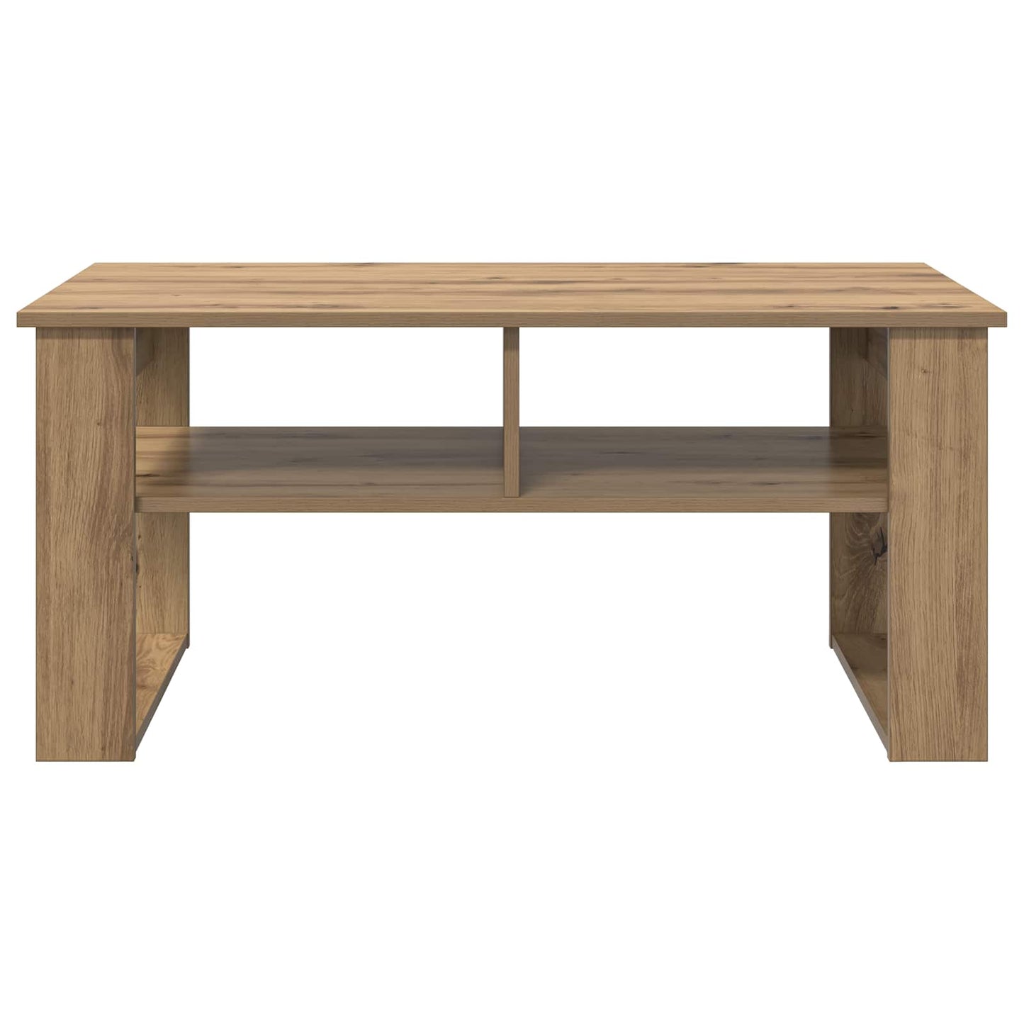 Sofabord Artisan Egetræ 96 x 54 x 44 cm Konstrueret træ