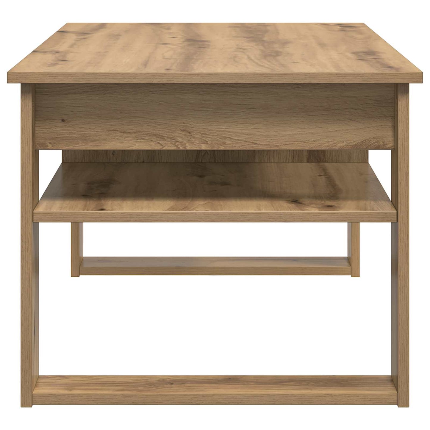Sofabord Artisan Egetræ 96 x 54 x 44 cm Konstrueret træ