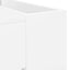 Sofabord Hvid 110 x 50 x 41 cm Konstrueret træ
