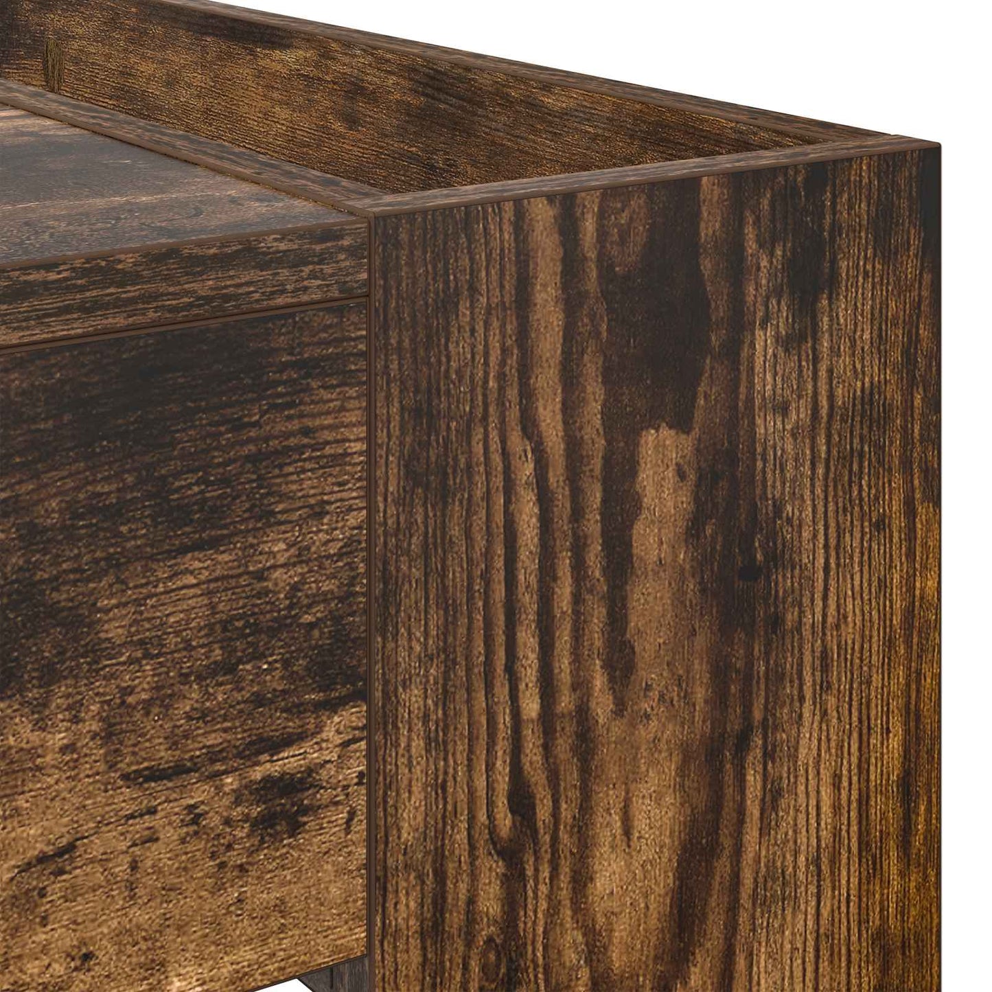 Sofabord Røget eg 110 x 50 x 41 cm Konstrueret træ