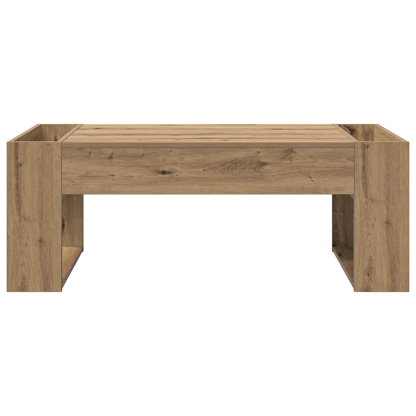 Sofabord Artisan Egetræ 110 x 50 x 41 cm Konstrueret træ
