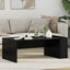 Sofabord Sort eg 95 x 50 x 34 cm Konstrueret træ