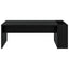 Sofabord Sort eg 95 x 50 x 34 cm Konstrueret træ