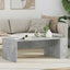Sofabord Beton Grå 95 x 50 x 34 cm Konstrueret træ