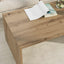 Sofabord Artisan Egetræ 95 x 50 x 34 cm Konstrueret træ