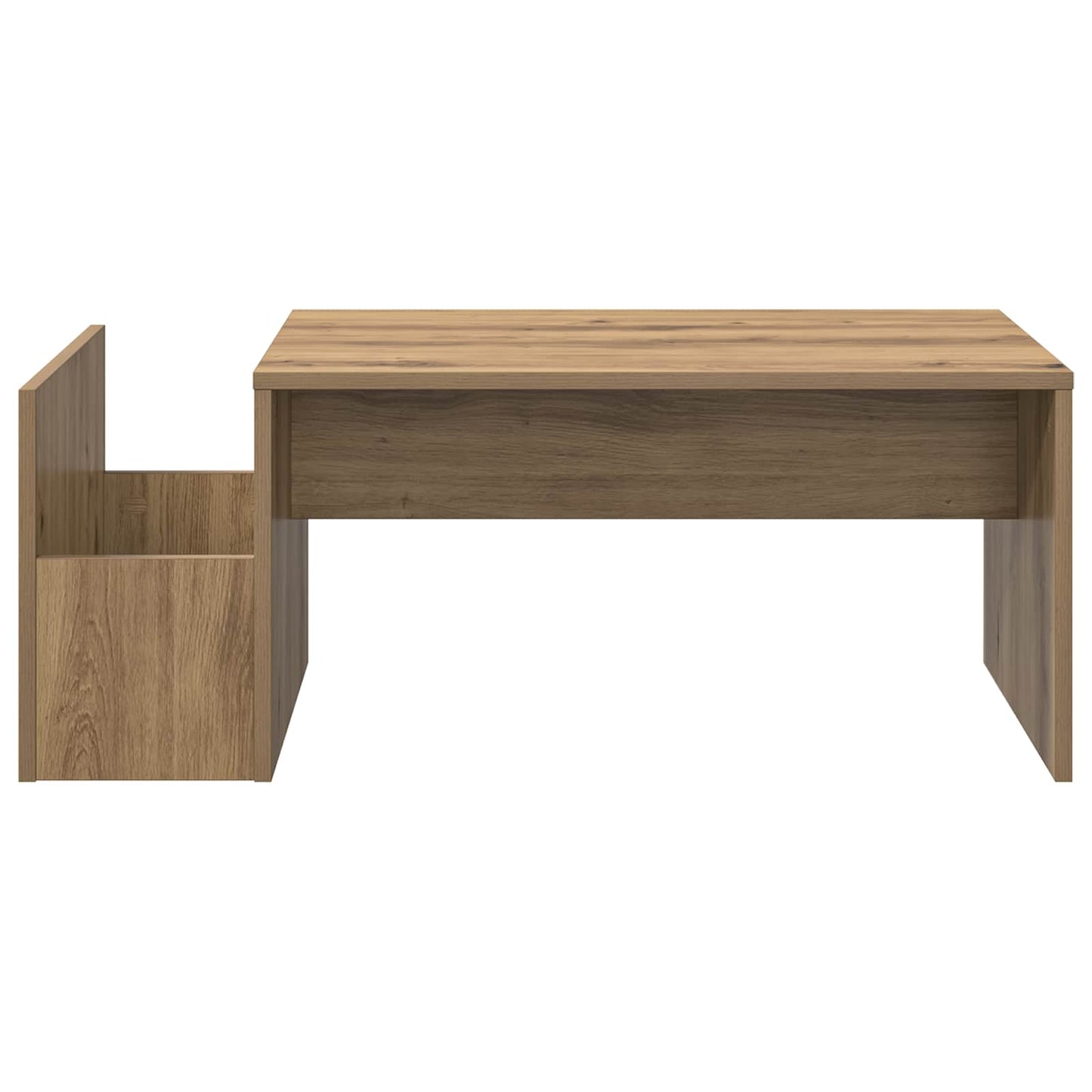 Sofabord Artisan Egetræ 90 x 45 x 35 cm Konstrueret træ