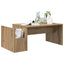 Sofabord Artisan Egetræ 90 x 45 x 35 cm Konstrueret træ