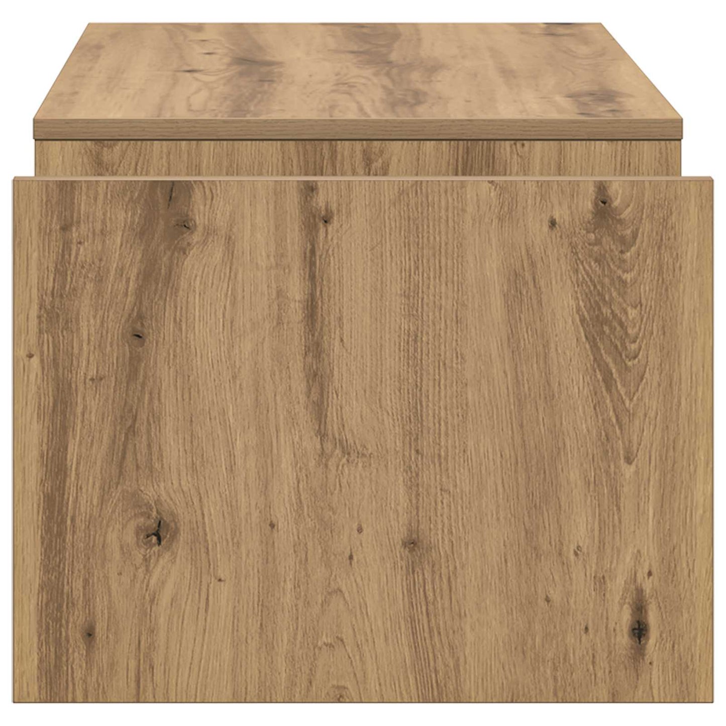 Sofabord Artisan Egetræ 90 x 45 x 35 cm Konstrueret træ