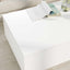 Sofabord Hvid 95 x 55 x 31 cm Konstrueret træ