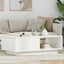 Sofabord Hvid 95 x 55 x 31 cm Konstrueret træ