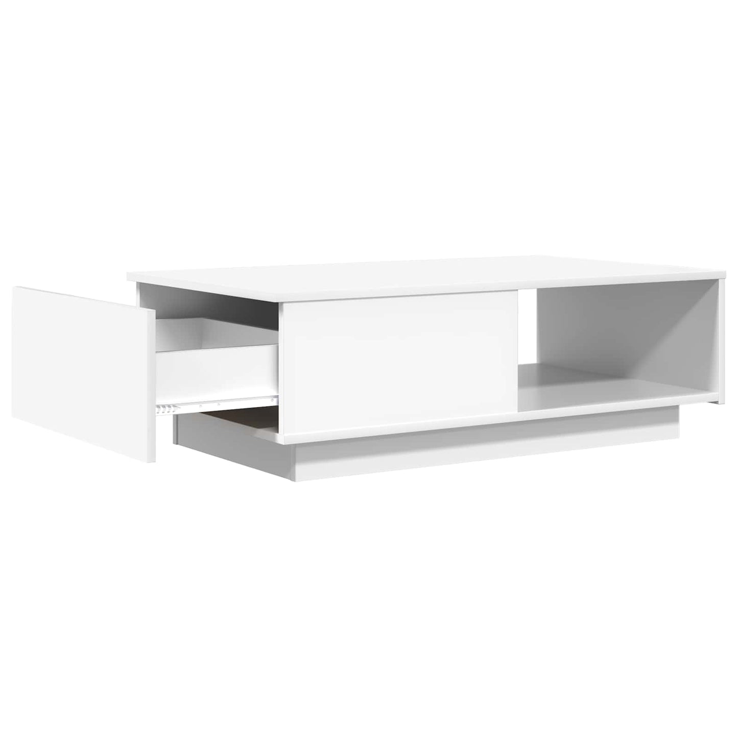 Sofabord Hvid 95 x 55 x 31 cm Konstrueret træ