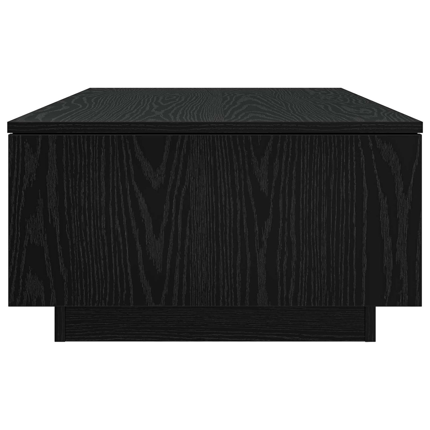 Sofabord med skuffe Sort eg 95 x 55 x 31 cm Konstrueret træ