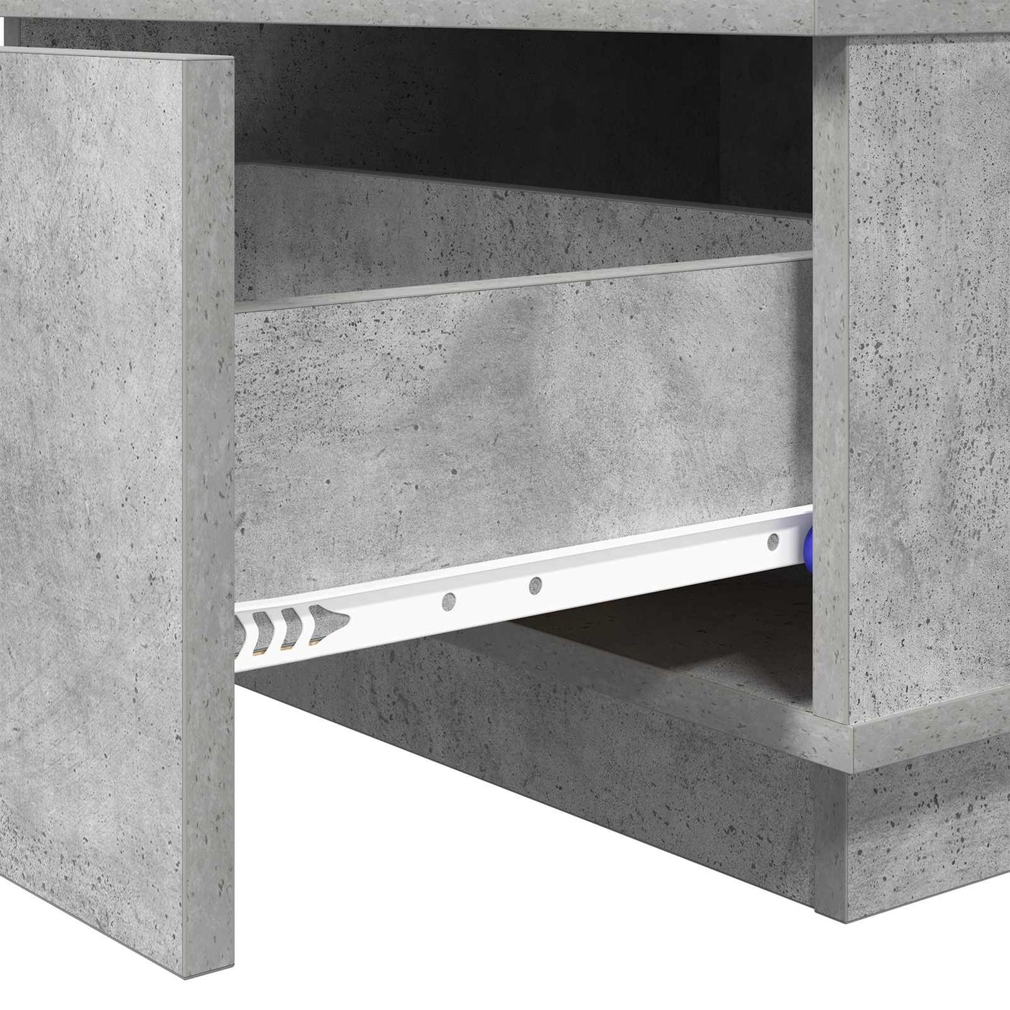 Sofabord Beton Grå 95 x 55 x 31 cm Konstrueret træ