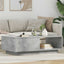 Sofabord Beton Grå 95 x 55 x 31 cm Konstrueret træ
