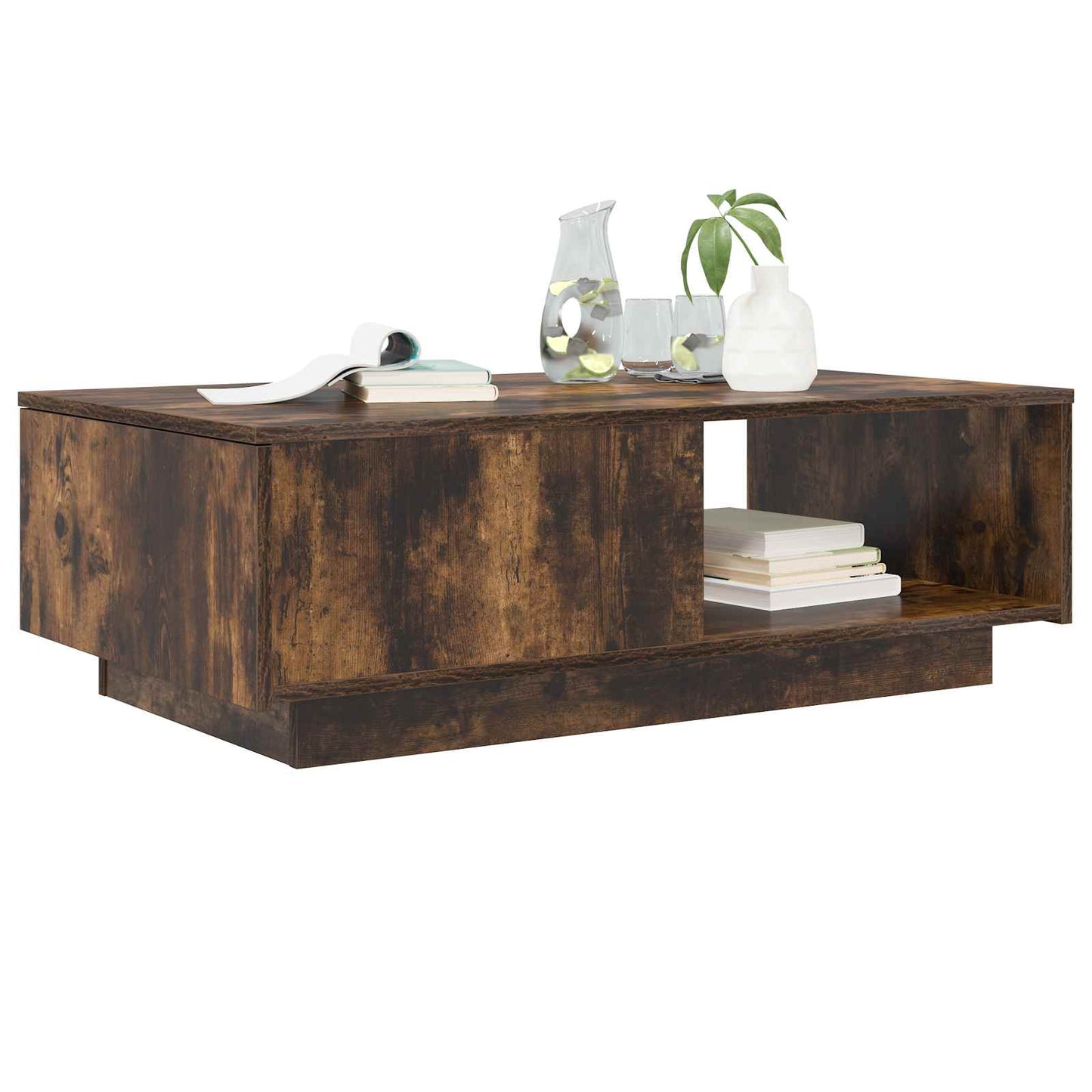 Sofabord Røget eg 95 x 55 x 31 cm Konstrueret træ