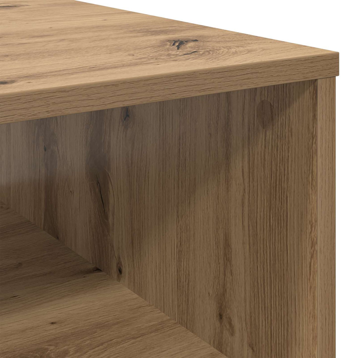 Sofabord Artisan Egetræ 95 x 55 x 31 cm Konstrueret træ