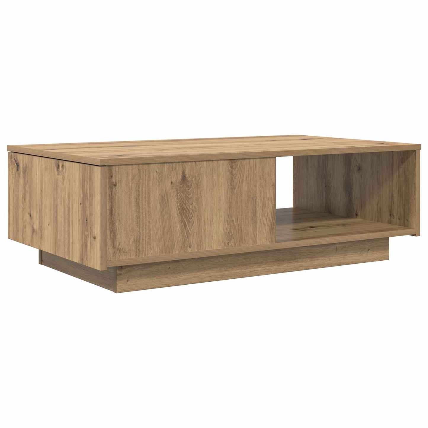 Sofabord Artisan Egetræ 95 x 55 x 31 cm Konstrueret træ