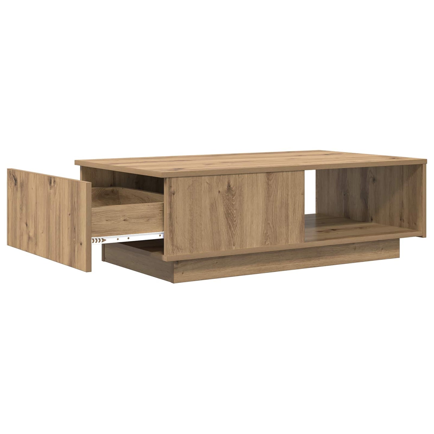 Sofabord Artisan Egetræ 95 x 55 x 31 cm Konstrueret træ