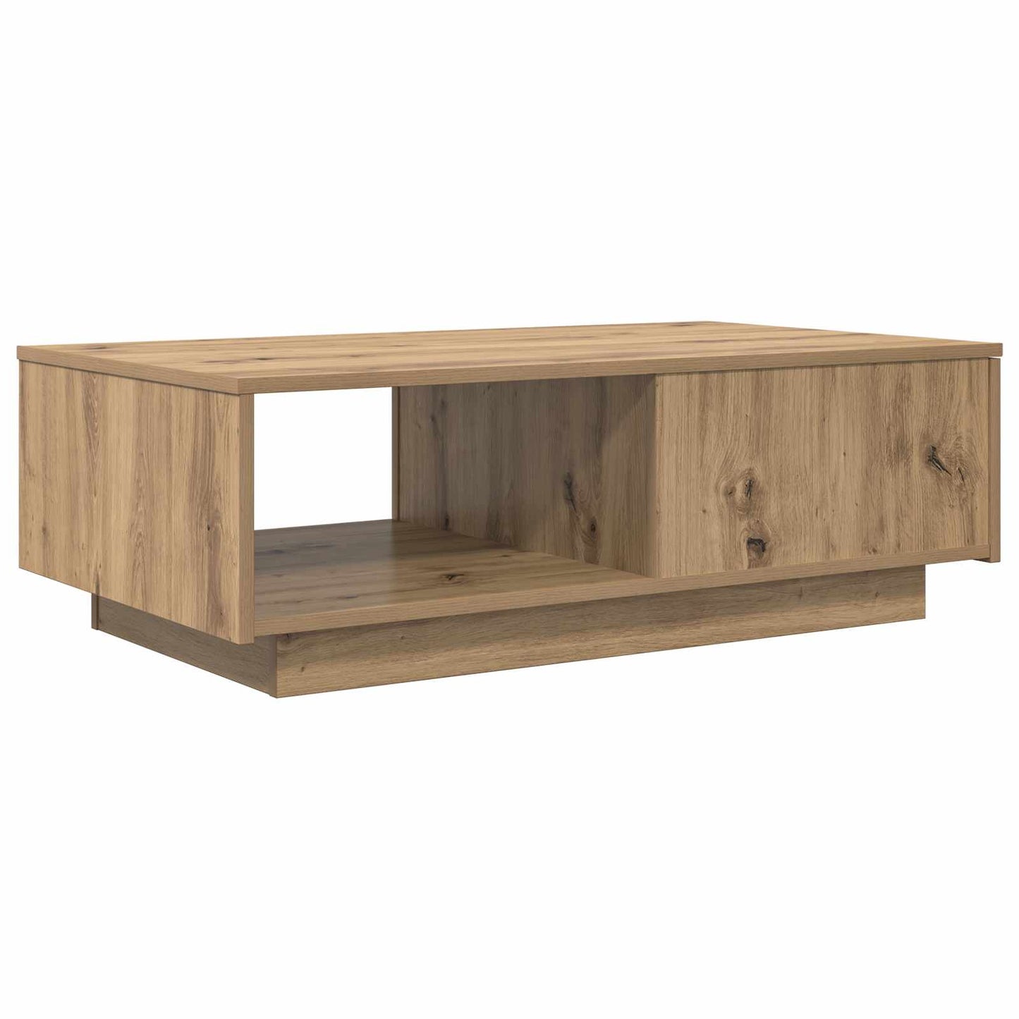 Sofabord Artisan Egetræ 95 x 55 x 31 cm Konstrueret træ