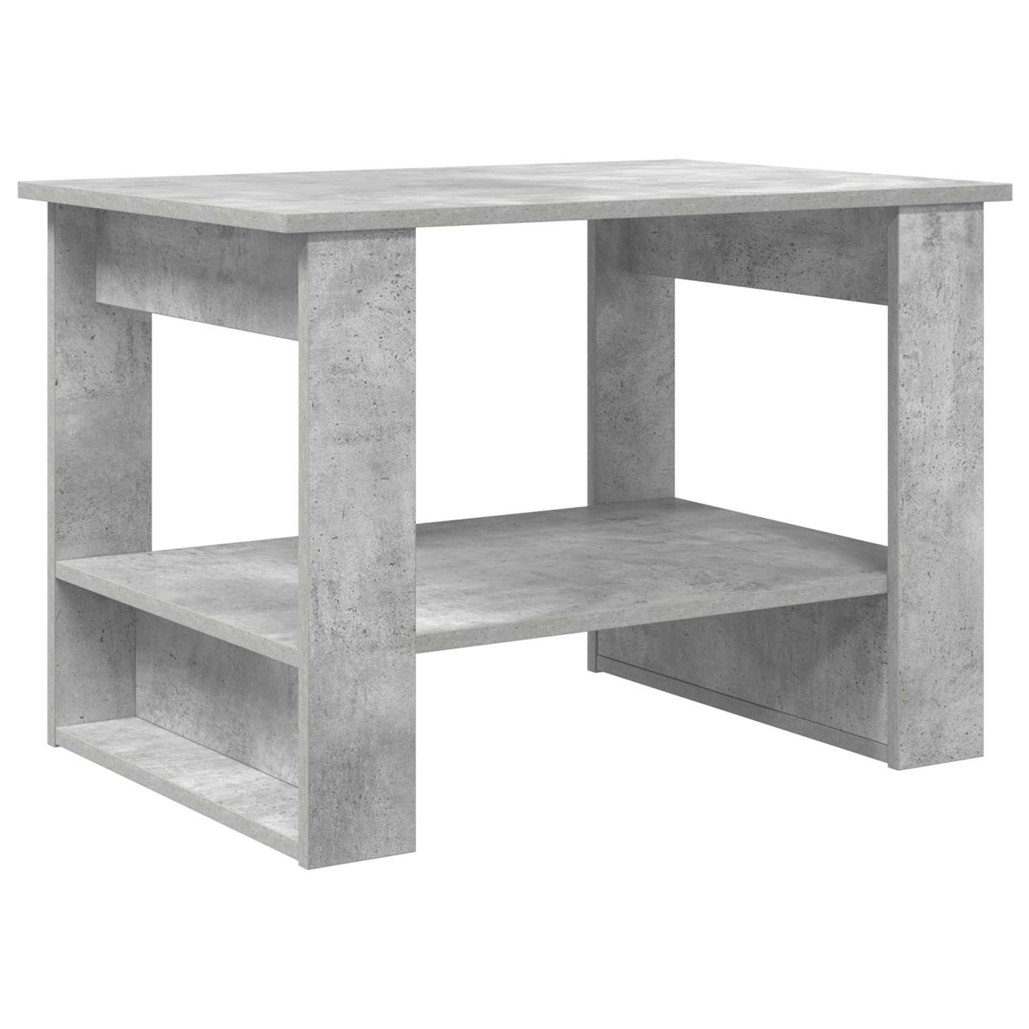 Sofabord Beton Grå 72 x 50 x 50 cm Konstrueret træ