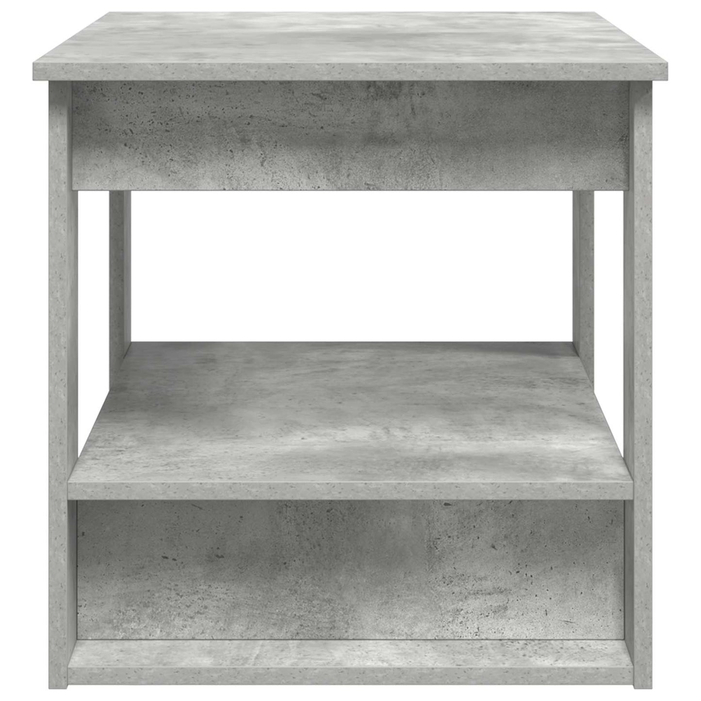 Sofabord Beton Grå 72 x 50 x 50 cm Konstrueret træ