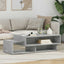 Sofabord Beton Grå 105 x 50 x 32,5 cm Konstrueret træ