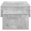 Sofabord Beton Grå 105 x 50 x 32,5 cm Konstrueret træ