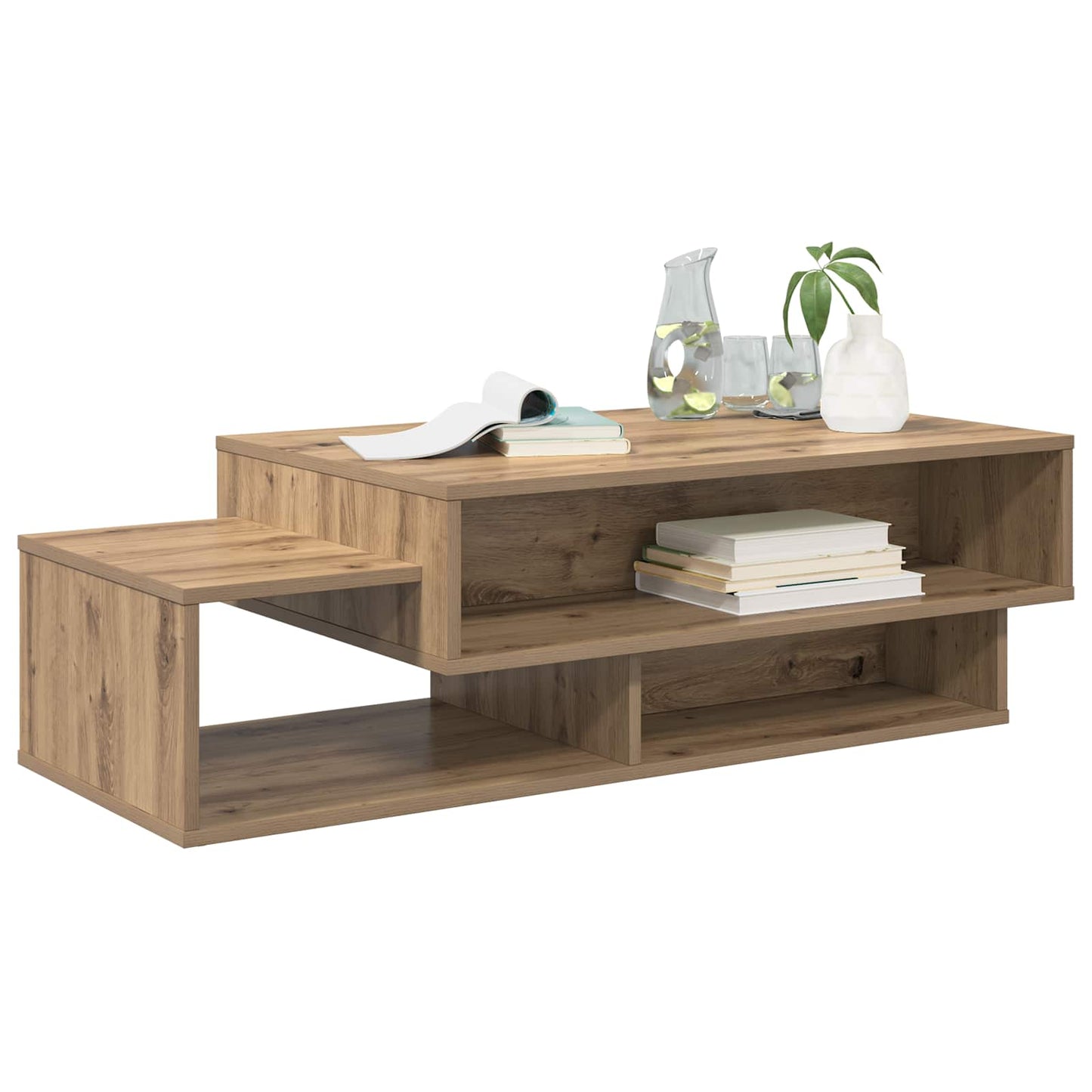 Sofabord Artisan Egetræ 105 x 50 x 32,5 cm Konstrueret træ