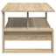 Sofabord Sonoma eg 90 x 50 x 40 cm Konstrueret træ