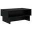 Sofabord Sort eg 80 x 46 x 35 cm Konstrueret træ