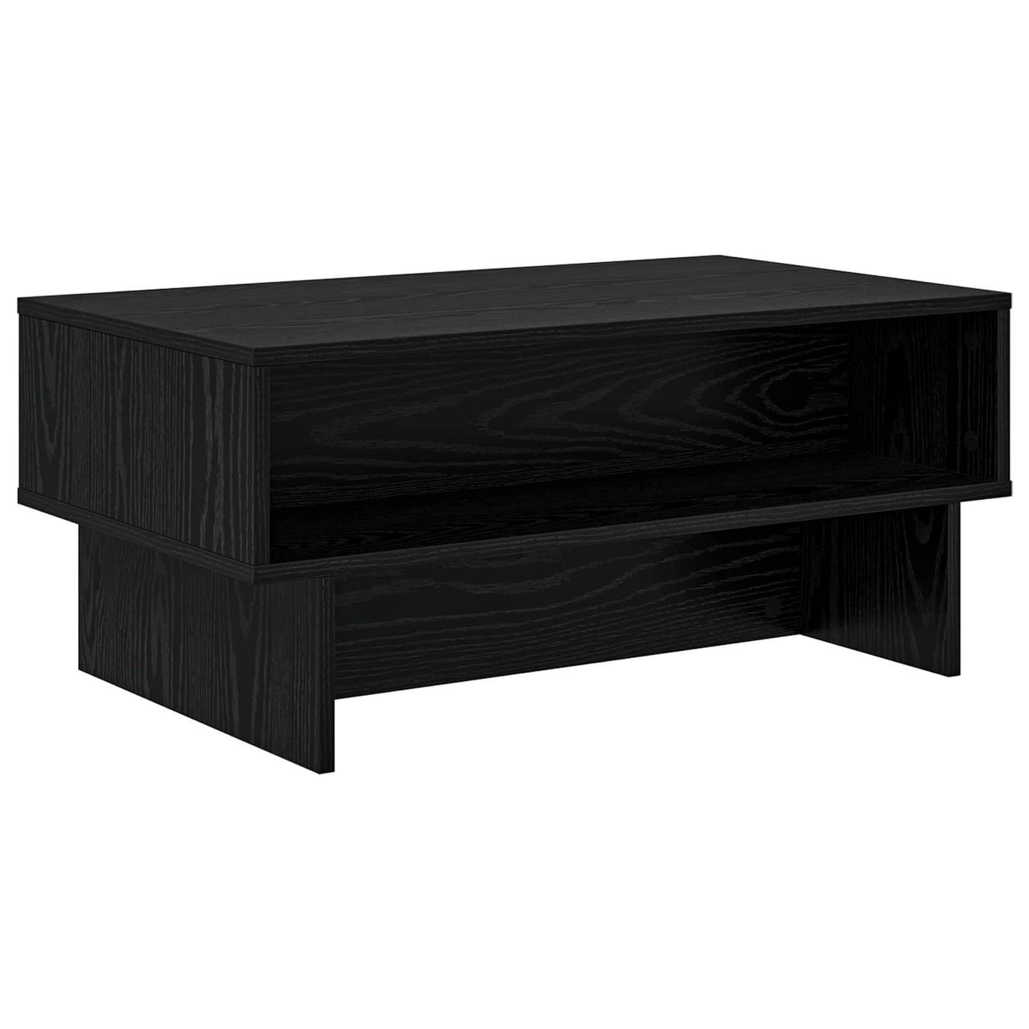 Sofabord Sort eg 80 x 46 x 35 cm Konstrueret træ