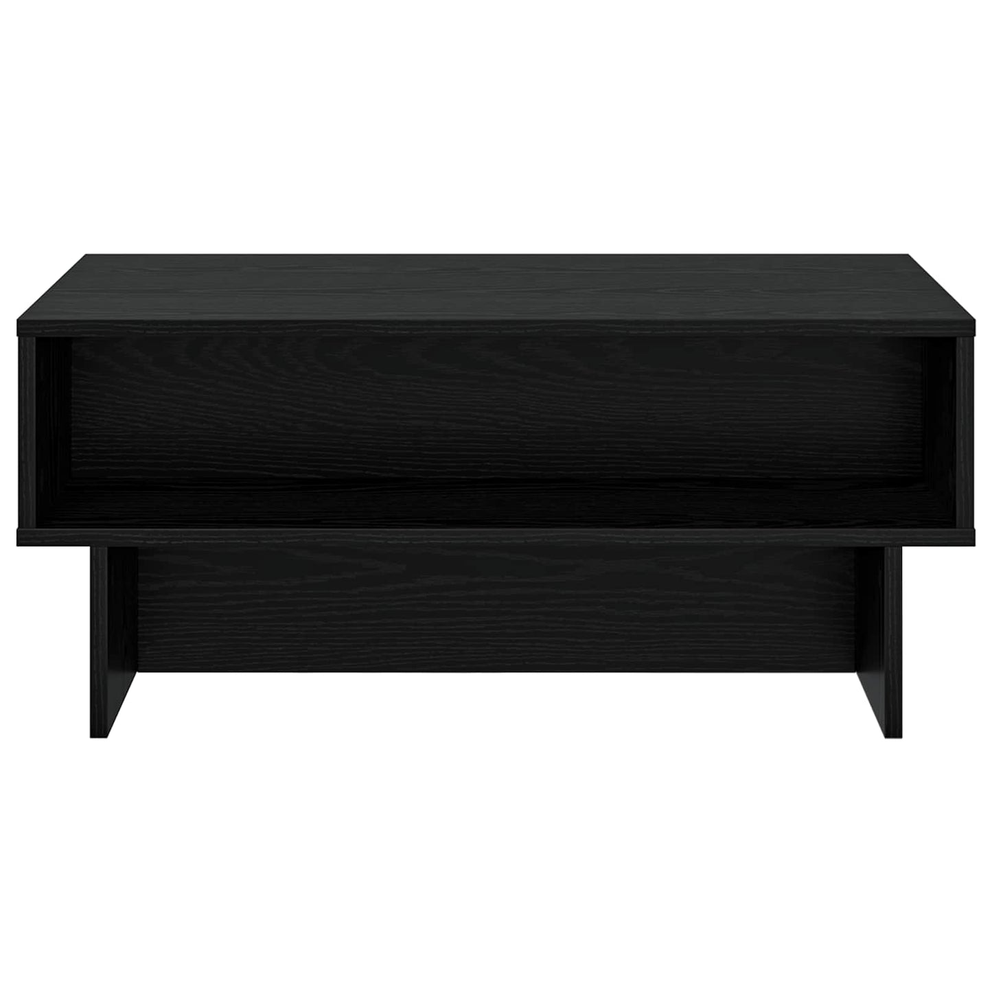 Sofabord Sort eg 80 x 46 x 35 cm Konstrueret træ