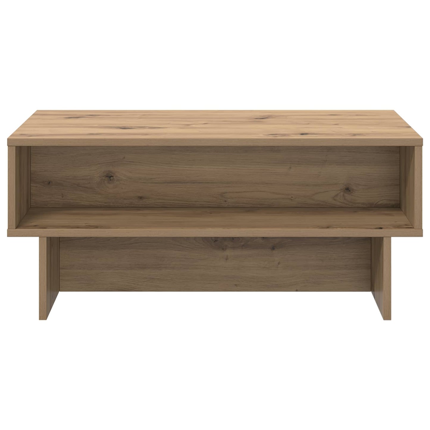 Sofabord Artisan Egetræ 80 x 46 x 35 cm Konstrueret træ