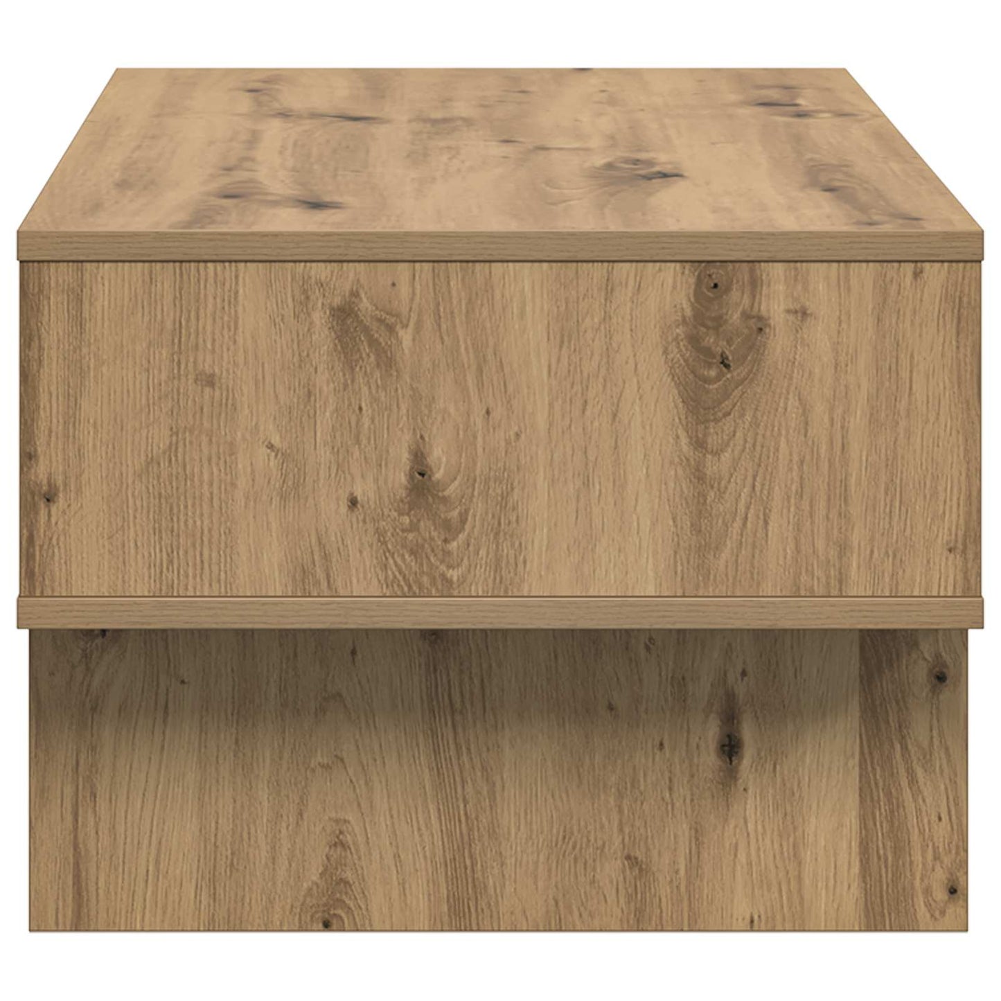 Sofabord Artisan Egetræ 80 x 46 x 35 cm Konstrueret træ