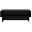 Sofabord Sort eg 100 x 46 x 35 cm Konstrueret træ