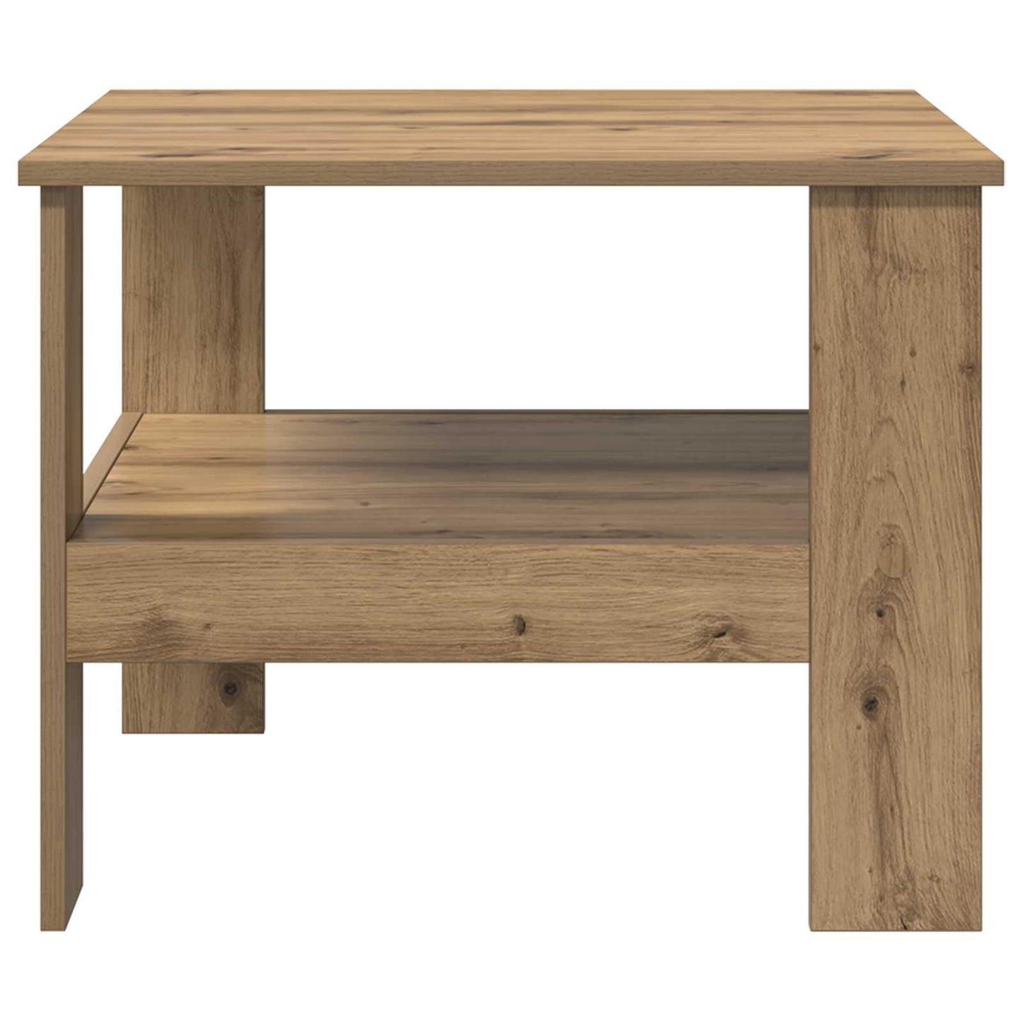 Sofabord Artisan Egetræ 57 x 55 x 45 cm Konstrueret træ