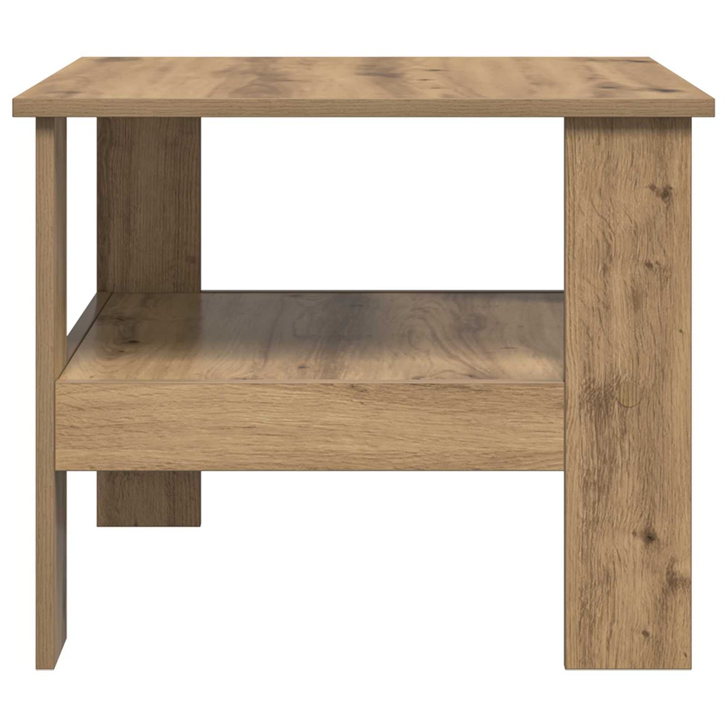 Sofabord Artisan Egetræ 57 x 55 x 45 cm Konstrueret træ